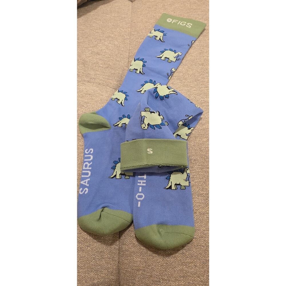 Figs Compression Socks Steth-O-Saurus Size Small … - image 3